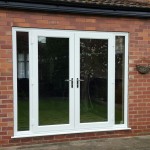French doors with side frames